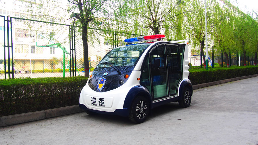 玻璃門電動巡邏車